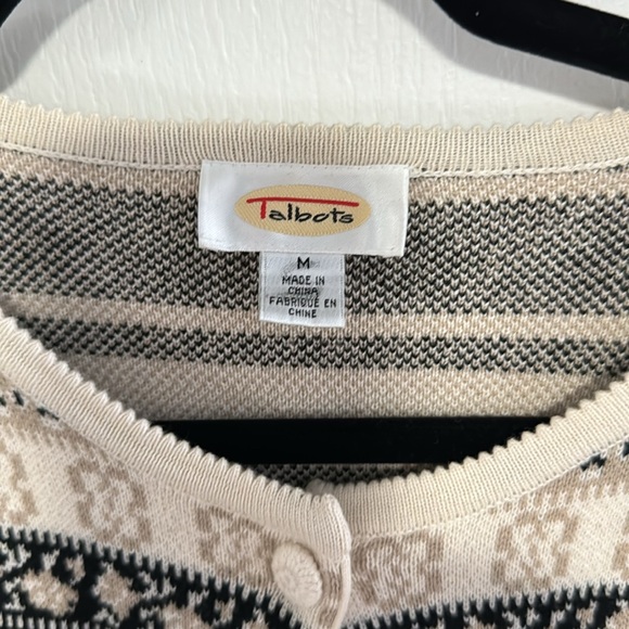 Talbots cardigan sweater and excellent used condition size medium - Picture 2 of 4